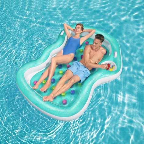Couple Inflatable Floating Island
