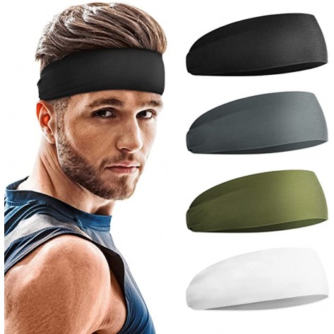 Moisture Wicking Workout Headband 2 Pack