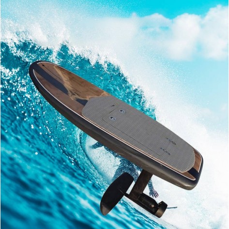 Carbon Fiber Hydrofoil Powered Electric Surfboard