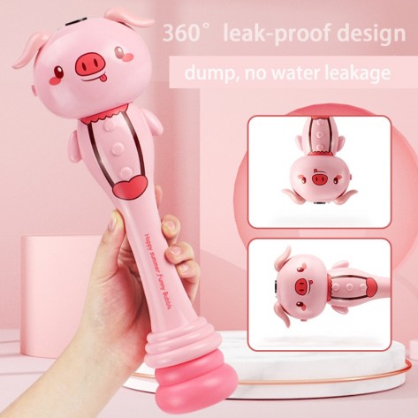 Electric Bubble Maker Blower Cartoon Musical Light-up