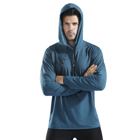 Men's Quick Dry Hooded Rash Guard 