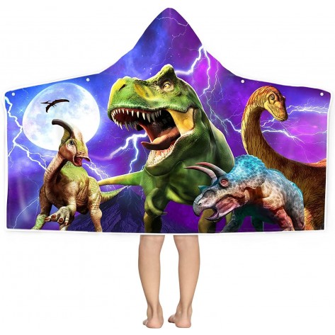 Children Microfiber Hooded Beach Towel