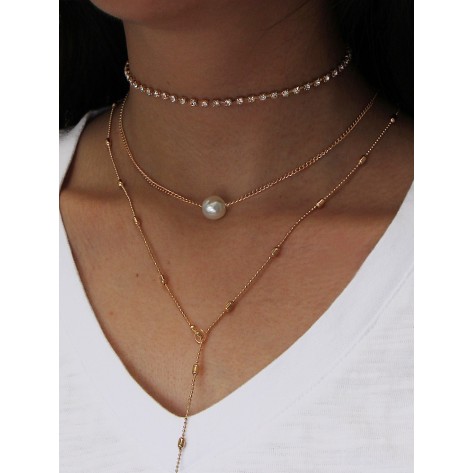Coretta Layered Gold Necklace