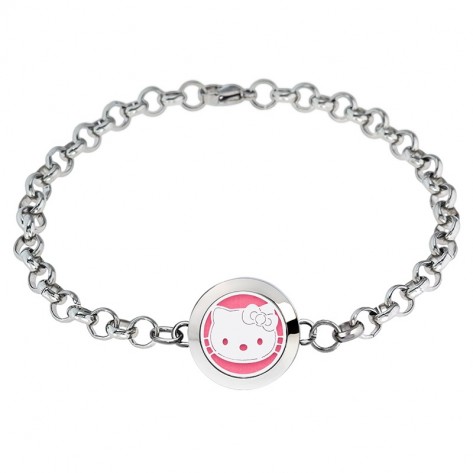 Rhinestone Hello Kitty Charm Bracelet