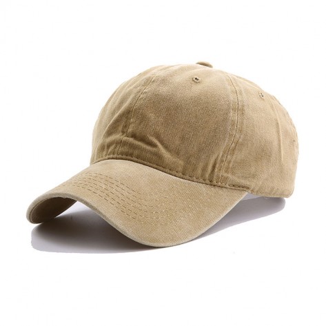 Vintage Washed Distressed Cotton Baseball Cap