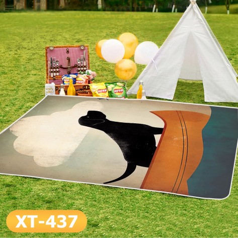 Floral Waterproof Beach Blanket