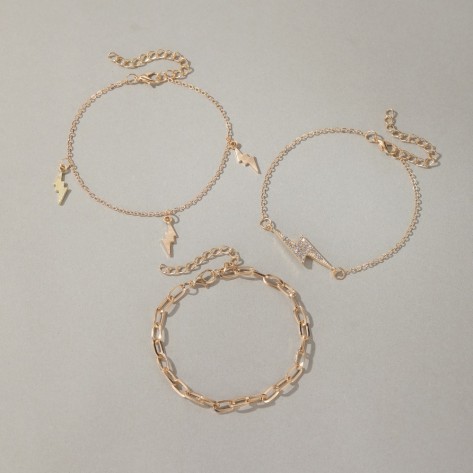 Heart Charm Bracelet Set