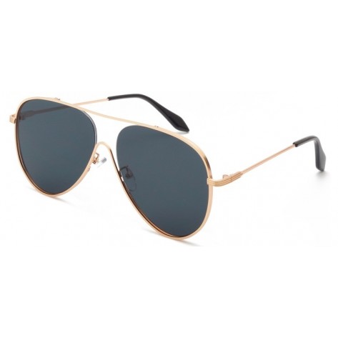 oversized black aviator sunglasses