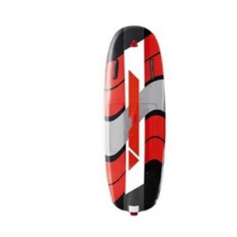 red electric surfboard
