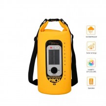 Floating Dry Bag Waterproof with Bluetooth Speaker Solar Light