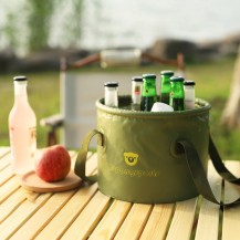 Foldable Travel Bucket with Handle Portable Water Container Bucket