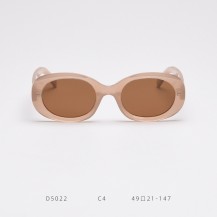 Round Retro Oval Sunglasses 