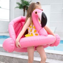 Flamingo Inflatable Baby Pool Float Sunshade for Kids