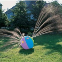 Rainbow Inflatable Water Spray Balloon Ball