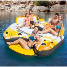 5 Person Large Inflatable Laguna Lake Water Island