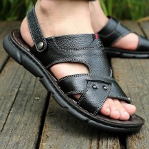 Mens Genuine Leather Sandals