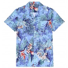 Mens Hawaiian Shirt Casual Short Sleeve