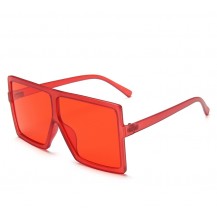 Square Oversized Sunglasses Flat Top Fashion Shades