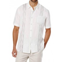 Mexican Style Short Sleeve Linen Beach Shirts