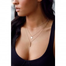 Perfect Trio Gold Layered Necklace