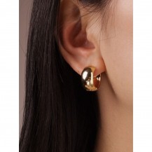 Thick Hoop Earrings