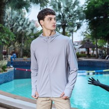 UV Long Sleeve Zipper Front Rash Guard