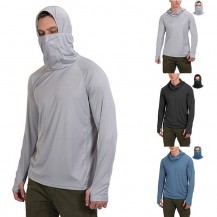 Long Sleeve Rash Guard Hooded Shirts