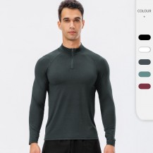 UPF 50+ Quick Dry Swim Zipper Rashguard