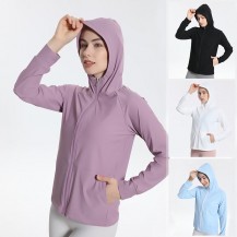 Long Sleeve UV Sun Hooded Protection Rashgurad