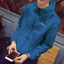 Fishing Hooded Zipper Rashguard Tops