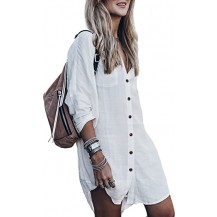 Button Down Shirt Midi Dress