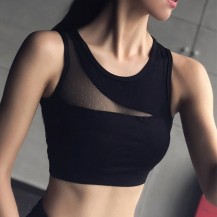 Sexy Mesh Tank Top Sports Bras