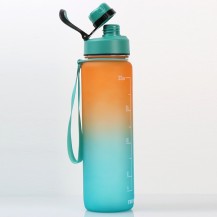 Tritan Gradient Water Bottle for Fitness Sports