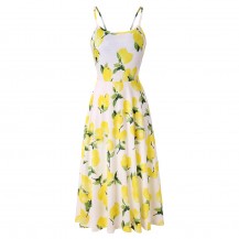 Casual Floral Print Long Dress