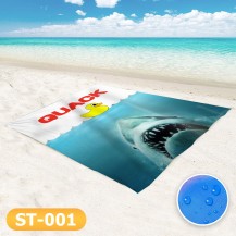 Lightweight Outdoor Beach Blanket with Pockets