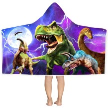 Children Microfiber Hooded Beach Towel