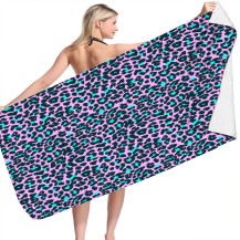 Leopard Quick Dry Microfiber Beach Towel