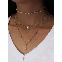 Coretta Layered Gold Necklace