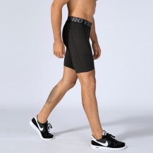 Elastic Waistband Swim Slim Shorts