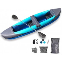 2-person 10.5ft blue inflatable kayak