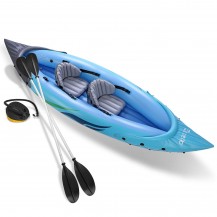 2-person blue/grey inflatable kayak