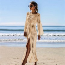 Crochet Sleeveless Bikini Cover Ups Dresses