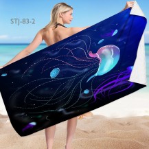 Jellyfish Series Quick Dry Microfiber Beach Towel