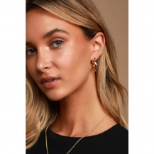Get Down Tonight Gold Hoop Earrings