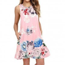 Casual Bohemian Floral Dress