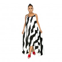 Casual Loose Stripe Dresses