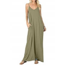 Casual Solid Color Long Dresses