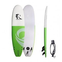 7 foot foam green surfboard