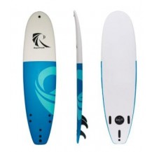 8 foot foam blue surfboard