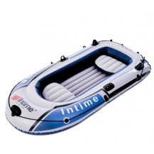 9ft blue grey inflatable boat